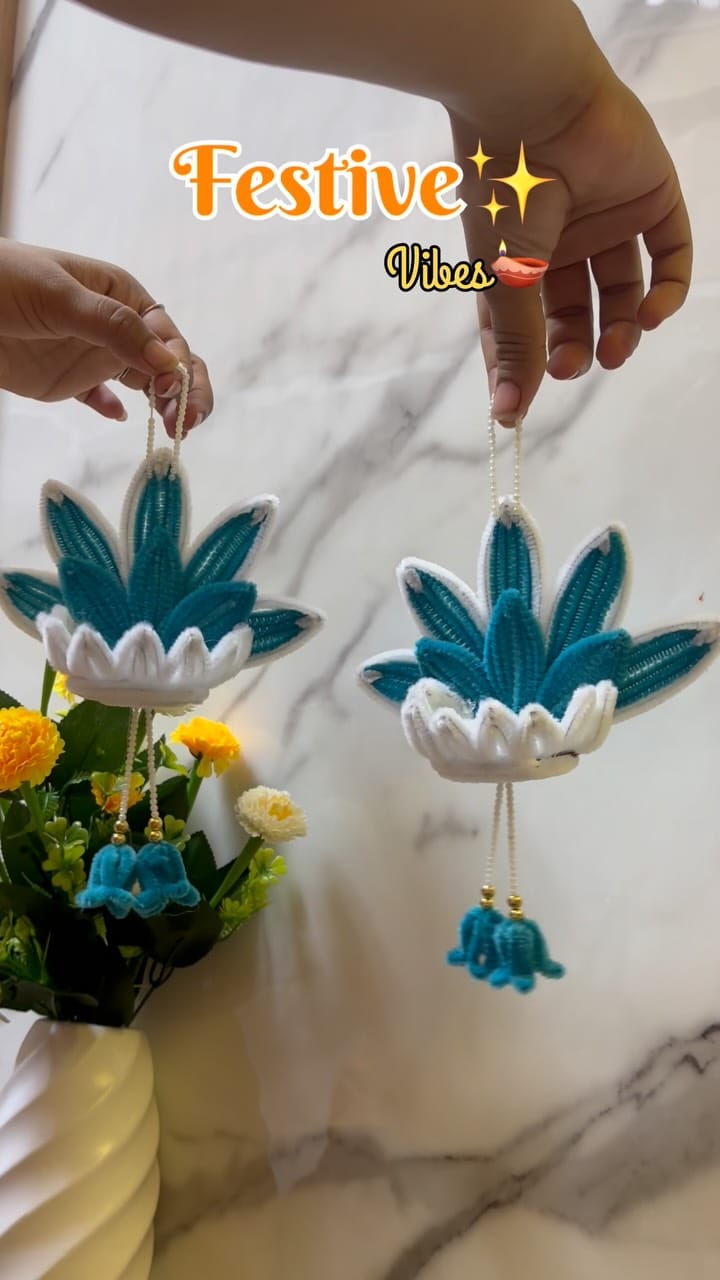 Lotus Diya Wall Hanging - Image 2