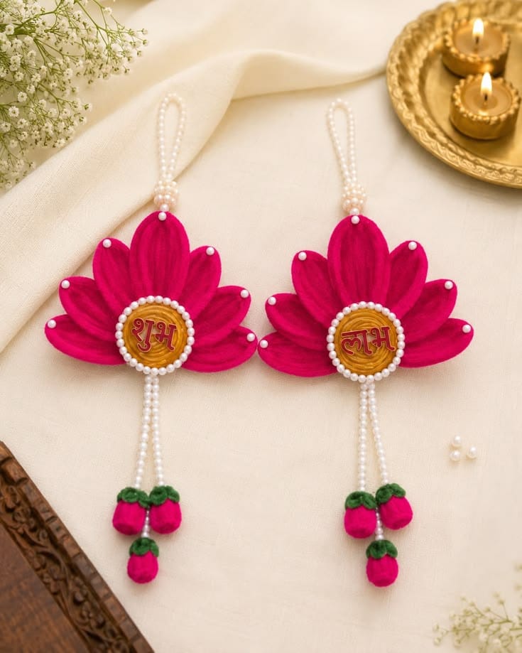 Shubh-Labh Floral hanging - Image 1