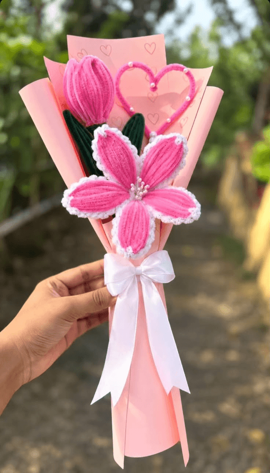 Everlasting Tulip Bouquet β Handmade with Love π·π - Image 2